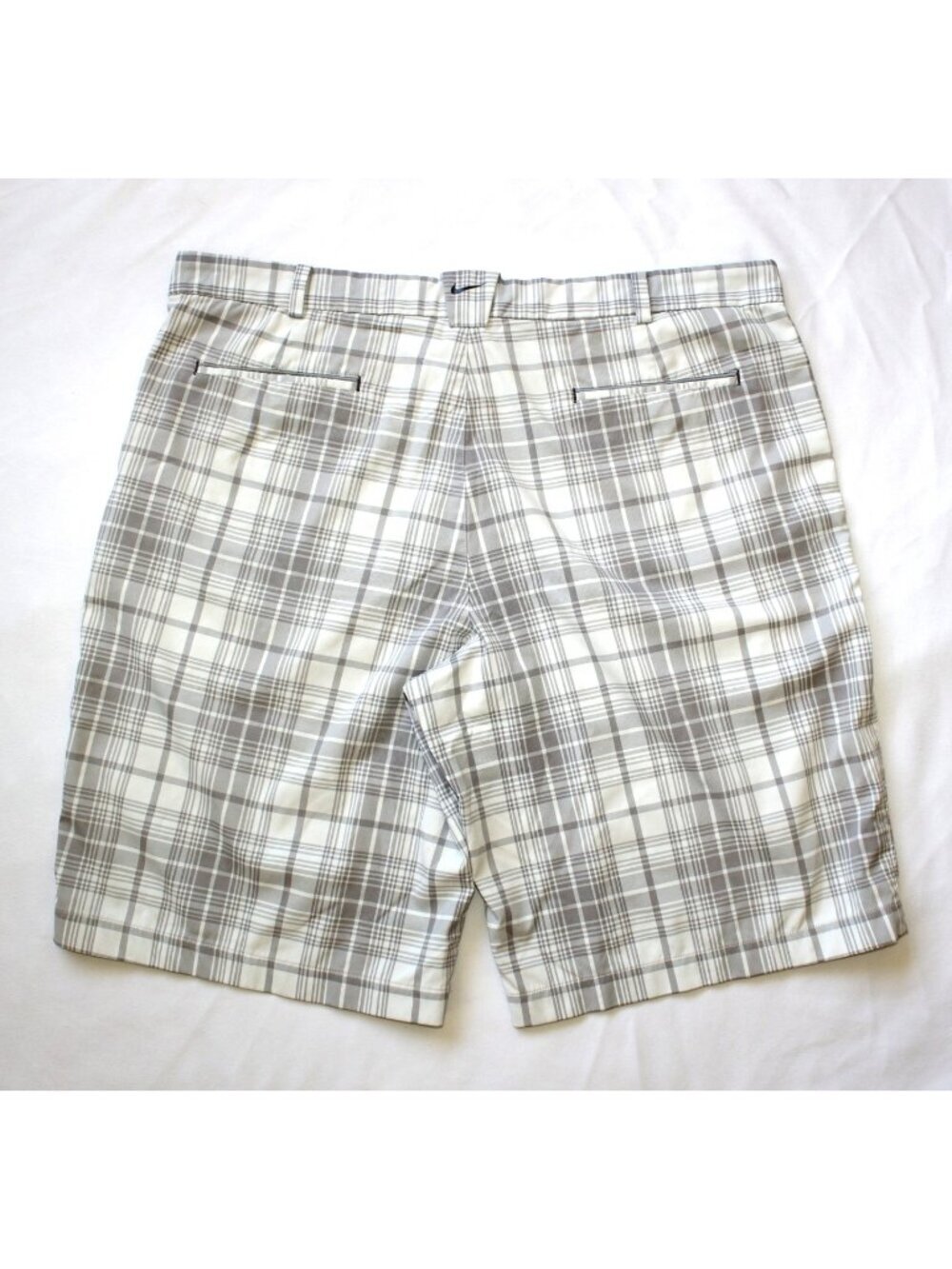 Nike Dri-Fit Core Flex Men's Golf Shorts Size W40/L12 Gray Plaid Sporty Outdoor